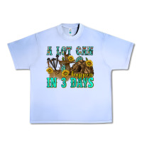 Grape Ice a lot can happen in 3 days western Urban Heavy Tee - texasbilliewilder