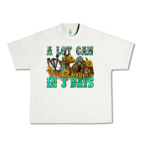 Pistachio a lot can happen in 3 days western Urban Heavy Tee - texasbilliewilder