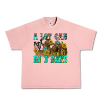 Salmon a lot can happen in 3 days western Urban Heavy Tee - texasbilliewilder