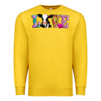 Lemon love with cow Premium Sweatshirt - AdoDesignShop
