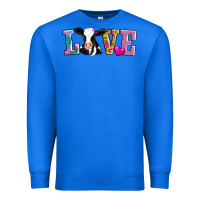 True Royal love with cow Premium Sweatshirt - AdoDesignShop