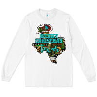White merry christmas texas Long Sleeve Tee - RanaPortraitStore
