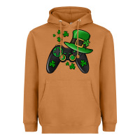 Meerkat St Patricks Day Gamer Heavyweight Hoodie - Jasminsmagicworld