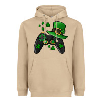 Mushroom St Patricks Day Gamer Heavyweight Hoodie - Jasminsmagicworld