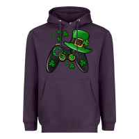 Plum St Patricks Day Gamer Heavyweight Hoodie - Jasminsmagicworld