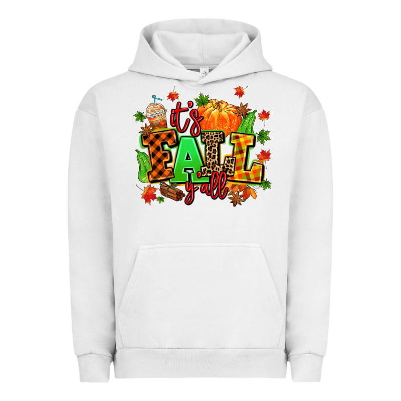 Its Fall Yall Urban Hoodie by MaliasSmallBusiness | Teevron
