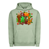 Pigment Oil Green its fall yall Urban Hoodie - MaliasSmallBusiness