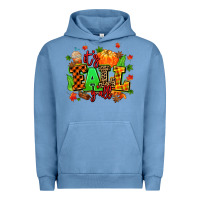 Pigment Pebble Blue its fall yall Urban Hoodie - MaliasSmallBusiness