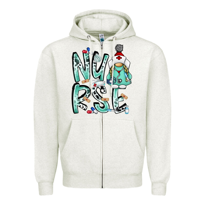Nurse Zipper Hoodie by RacoonDesign | Teevron