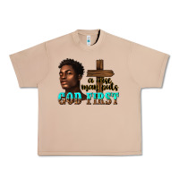 Burro a wise man puts god first Urban Heavy Tee - texasbilliewilder