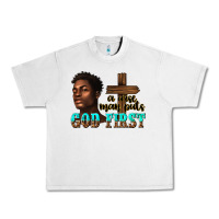 Lunar Rock a wise man puts god first Urban Heavy Tee - texasbilliewilder