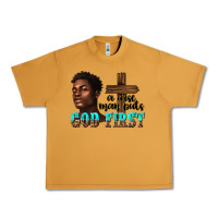 Peanut Butter a wise man puts god first Urban Heavy Tee - texasbilliewilder