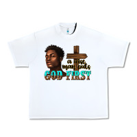 White a wise man puts god first Urban Heavy Tee - texasbilliewilder