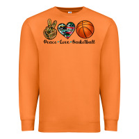 Carrot peace love basketball Premium Sweatshirt - Artiststas