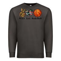 Smoke peace love basketball Premium Sweatshirt - Artiststas