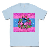Dusty Blue ohana stitch Classic Tee - Zillion Design Studio