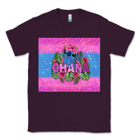 Plum ohana stitch Classic Tee - Zillion Design Studio