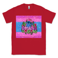 Red ohana stitch Classic Tee - Zillion Design Studio