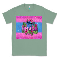 Sage ohana stitch Classic Tee - Zillion Design Studio