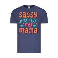 Vintage Denim sassy just like my mama Vintage Tee - MaliasSmallBusiness
