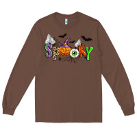 Chestnut halloween spooky Long Sleeve Tee - Zillion Design Studio
