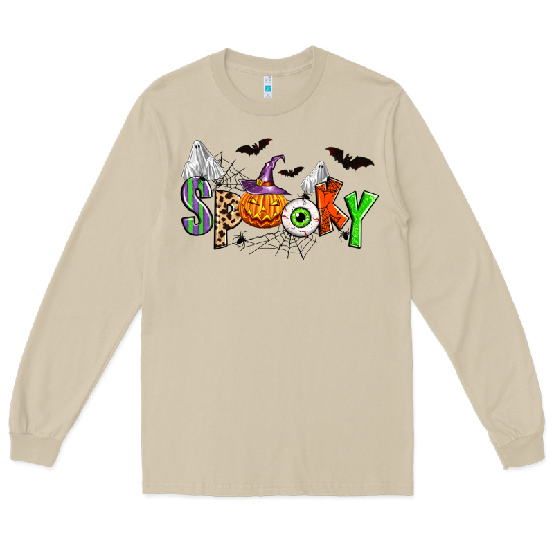 Halloween Spooky Long Sleeve Tee by Zillion Design Studio | Teevron