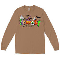 Toasted Coconut halloween spooky Long Sleeve Tee - Zillion Design Studio