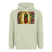 Matcha serape our lady of guadalupe2 Heavyweight Hoodie - JahusDesignShop