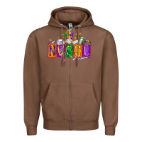 Chestnut nurse mardi gras Zipper Hoodie - RacoonDesign