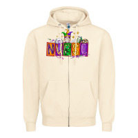 Sandshell nurse mardi gras Zipper Hoodie - RacoonDesign