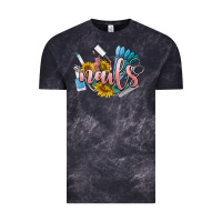 Cloud Black nails Vintage Tee - BarkalooDesign