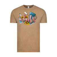 Vintage Coffee nails Vintage Tee - BarkalooDesign