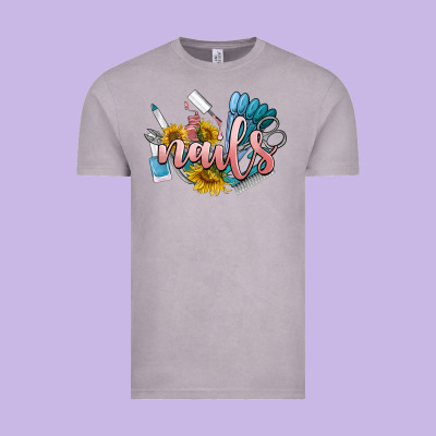 Nails Vintage Tee Designed By Barkaloodesign