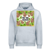 Heather Grey tis the season christmas tree cake Urban Hoodie - MaliasSmallBusiness