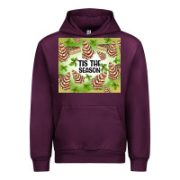 Mauve Wine tis the season christmas tree cake Urban Hoodie - MaliasSmallBusiness