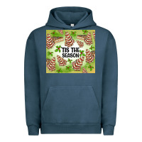 Pigment Midnight Navy tis the season christmas tree cake Urban Hoodie - MaliasSmallBusiness