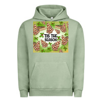 Pigment Oil Green tis the season christmas tree cake Urban Hoodie - MaliasSmallBusiness