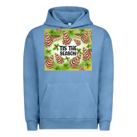 Pigment Pebble Blue tis the season christmas tree cake Urban Hoodie - MaliasSmallBusiness