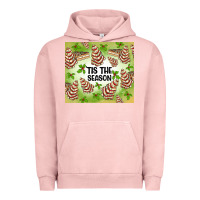 Pigment Salmon tis the season christmas tree cake Urban Hoodie - MaliasSmallBusiness