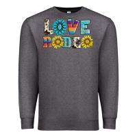 Charcoal Heather love rodeo Premium Sweatshirt - AdoDesignShop