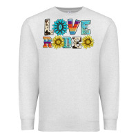 Oatmeal Heather love rodeo Premium Sweatshirt - AdoDesignShop