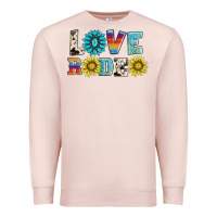 Pale Pink love rodeo Premium Sweatshirt - AdoDesignShop