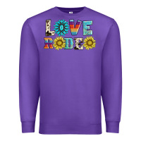 Purple love rodeo Premium Sweatshirt - AdoDesignShop