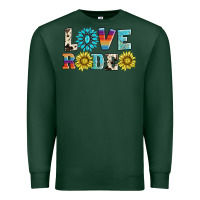 Sports Green love rodeo Premium Sweatshirt - AdoDesignShop
