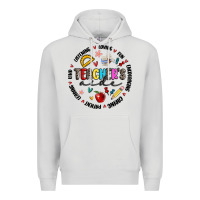 Dove Grey teachers aide Premium Hoodie - MaliasSmallBusiness