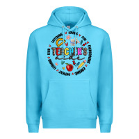 Ocean Blue teachers aide Premium Hoodie - MaliasSmallBusiness