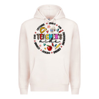 Pale Pink teachers aide Premium Hoodie - MaliasSmallBusiness