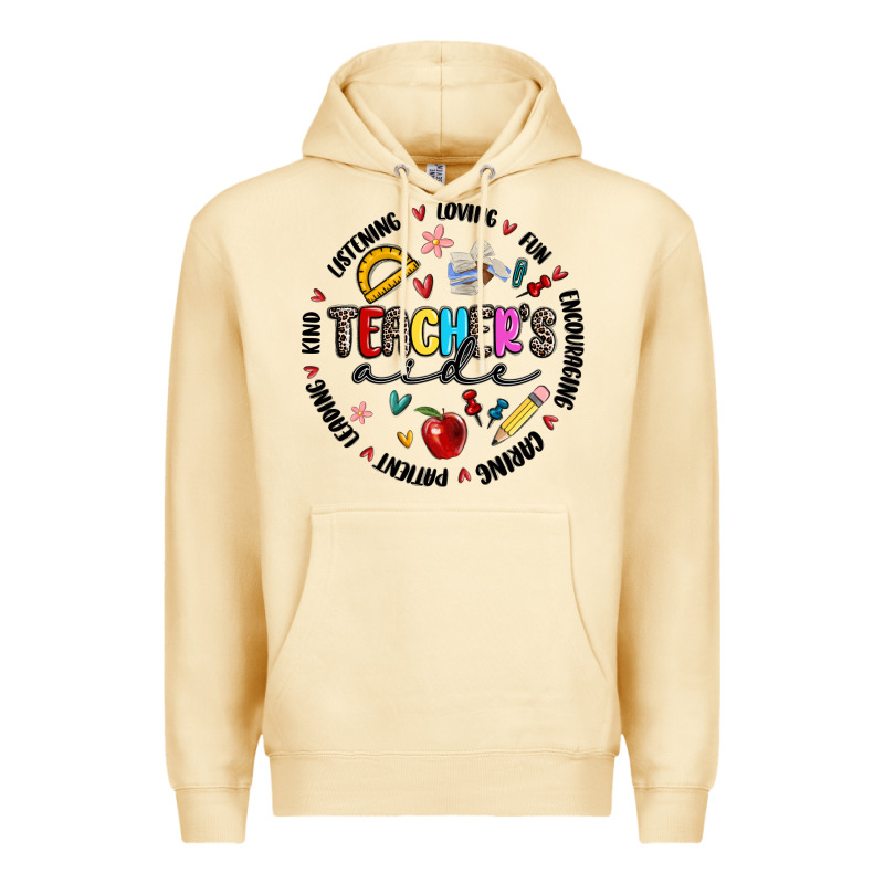 Teachers Aide Premium Hoodie by MaliasSmallBusiness | Teevron