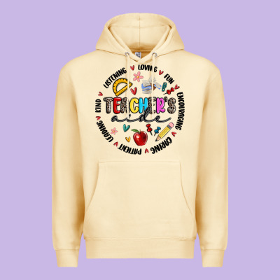 Teachers Aide Premium Hoodie Designed By Maliassmallbusiness