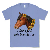 Colony Blue just a girl who loves horses Classic Tee - RanaPortraitStore